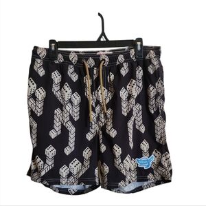 MAMI WATA Dice Trunks Mens Size L With Pockets